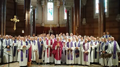 Naši kněží na pouti ve francouzském Arsu, působišti sv. Jana Maria Vianneye